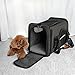 Akinerri Foldable Soft Airline Approved Pet Travel Carrier for Medium Puppy and Cats