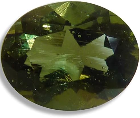 Natural Moldavite Green Oval Loose Unset Gem (10x8mm)