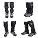 TRIWONDER Snow Leg Gaiters Waterproof Boot Gaiters Leggings Cover for Hiking Walking Climbing Hunting Cycling (1 Pair) (Black)
