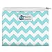 Planet Wise Zipper Sandwich Bags, 2 Count, Monkey Fun/Teal Chevron