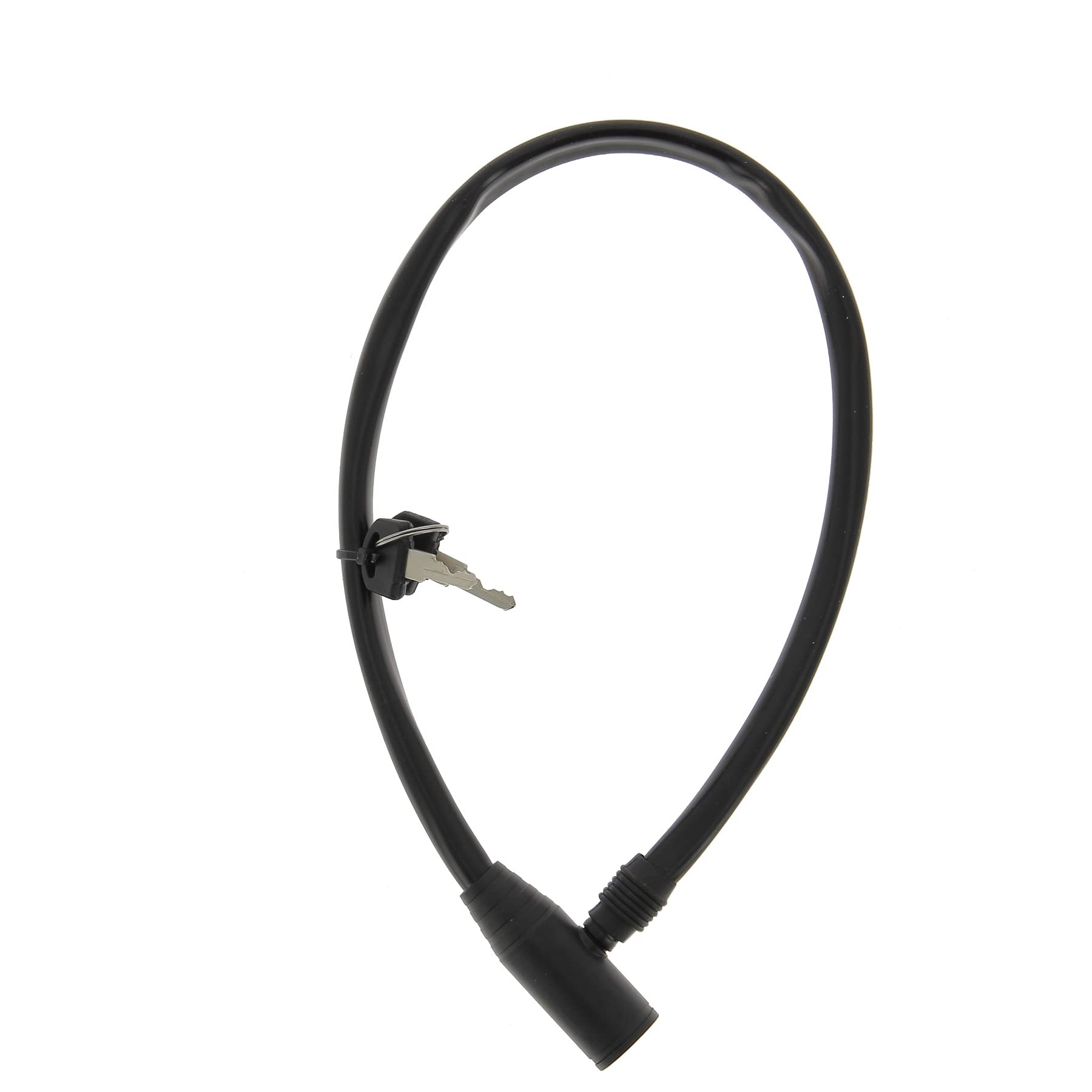esKapad ESK ANTIRROBO Llave 55CM Bicycle Lock Cable 2 Keys Diameter 45 mm Length 550 mm, Black, Diam=45mm / L=550mm