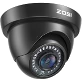 ZOSI 1080P CCTV Dome Security Camera, Hybrid 4-in-1 Outdoor Indoor Cam | 80ft Night Vision, IP66 Weatherproof, 1920TVL 2MP HD TVI/CVI/AHD/CVBS Camera for 1080P, 5MP, 4K Home Surveillance DVR System