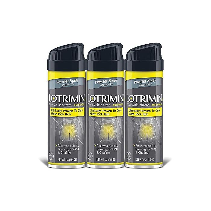 Lotrimin AF Jock Itch Antifungal Powder Spray, Miconazole Nitrate 2 Percent, Clinically Proven Effective Treatment of…
