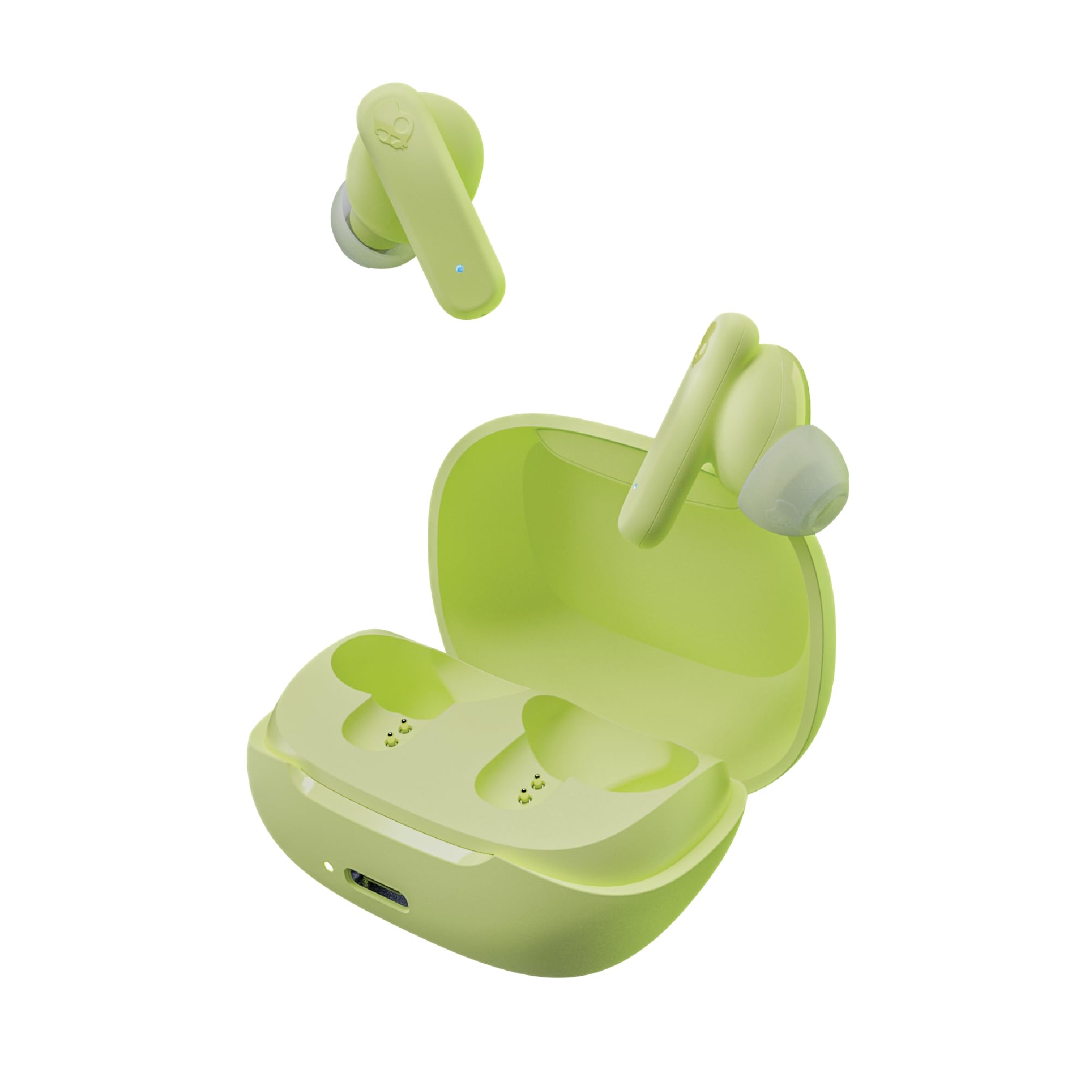 Photo 1 of Skullcandy Smokin’ Buds Wireless Earbuds, Bluetooth Headphones, Noise Isolating Fit, Up to 20 Hours Battery, IPX4 Sweat and Water Resistant, Microphone for iPhone Android - Matcha