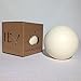 Natural & Unscented White Soy Pillar Ball Candle by ILY Nature's Light 120 Hour Burn Time 4.75 Inch 2 lb. Grown and Made in the USA