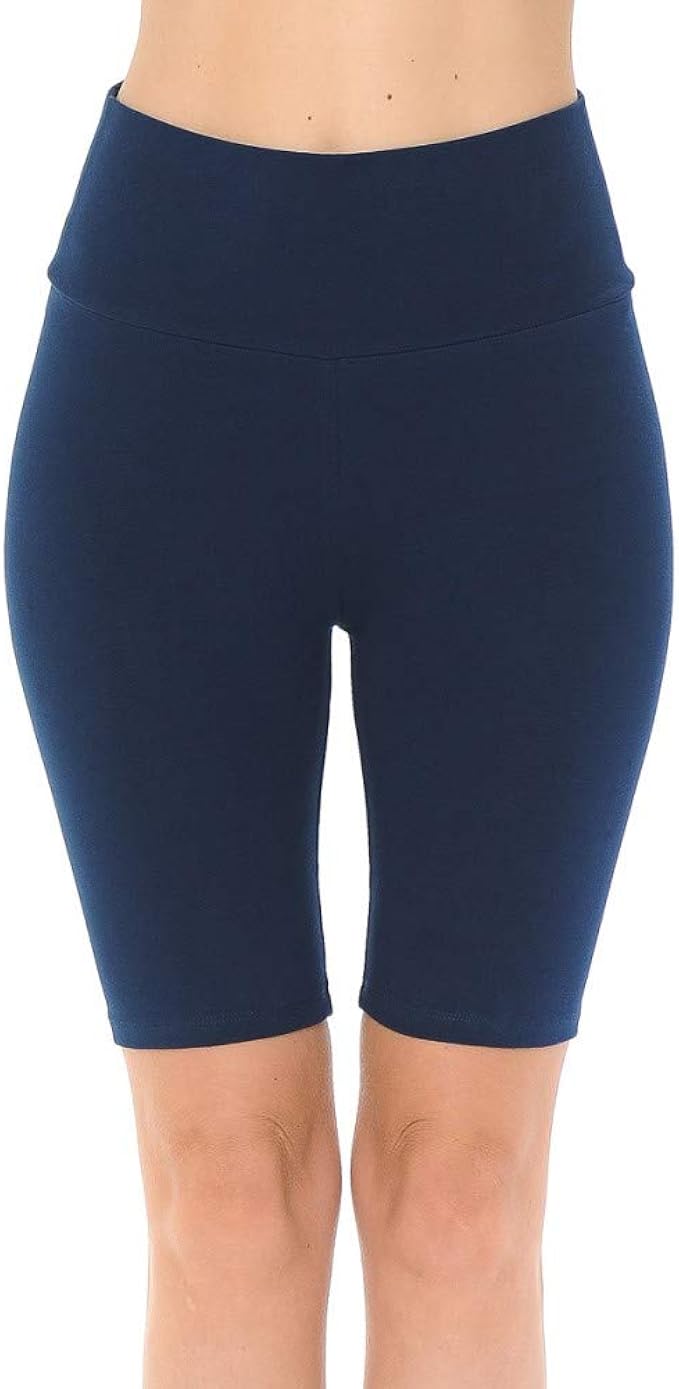 Women’s High Waist Bike Short 92 Cotton Workout Short