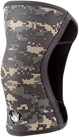 Body Glove 3mm Neoprene Knee Sleeve Support Breathable Anti-Slip Thermal Compression Protector Single Wrap Arthritis ACL Injury Meniscus Tear Joint Pain Relief for Sports, Unisex (Black Camo)