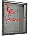 Glass Chalk The Original Patented Indoor/Outdoor Temporary Paint Marker for Auto Windows and Glass Surfaces, Sponge-Tip, Assorted Colors, White and Yellow, 2 Count
