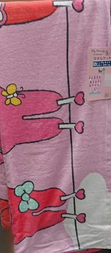 Amazon Co Jp マイメロディ 45周年 タオルケット シングルサイズ 140 190 マイメロ サンリオ ホーム キッチン