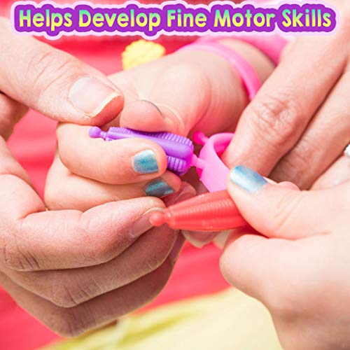 image for SMITCO Pop Beads - 725 Piece Jewelry Making Craft Kit for Kids - Snap 