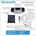 Neck Massager Best Solution for Headaches Alleviate Neck and Back Pain Shoulder Relax Foot Rest Relaxation Massager Stress Reliever for Men Women - Cervical Traction Set