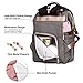 Diaper Bag Backpack, Waterproof Nappy Changing Backpack with Bottle Insulated Pocket for Mom/Dad, Multifunction Travel Backpack Bag (Dark Grey)
