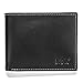 Marc New York Burnshied Mens Leather Billfold Wallet Bifold Passcase 2 fold