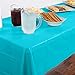 Creative Converting Bermuda Blue Tablecover-1 Pc Rectangular Plastic Table Cover
