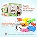 Gamenote Jumbo Wooden Shape Sorter Animals Bus with Puzzle Jigsaw and Seesaw Game - Educational Pull Push Truck Toys for Toddlers and Baby (Need to Assemble)(Colorful)