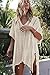 NFASHIONSO Women's Fashion Swimwear Crochet Tunic Cover Up/Beach Dress