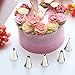 Piping Tips Set By Amisk Birthday Cake Decorations Icing Assorted Nozzles Kit Baking Tools Also For Cupcakes Pastry Cookies Macarons Weddings | Durable Food Grade Stainless Steel | 24 Per Storage Box