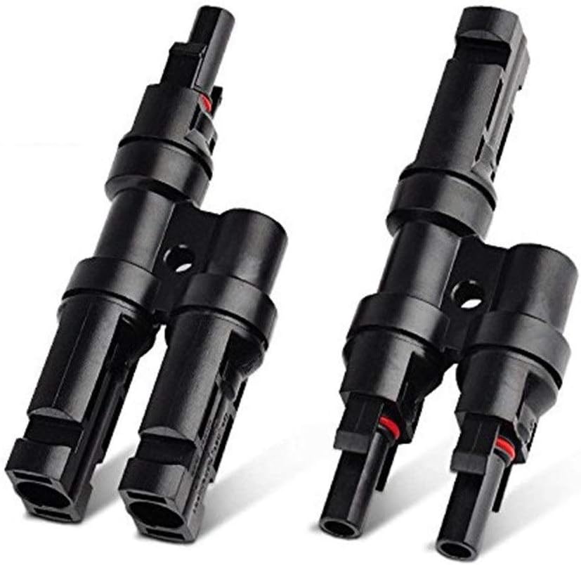 LINKPAL Branch Connectors Connectors Y Connector in Pair MMF+FFM for Parallel Connection Between Solar Panels … (1 Pair): Garden & Outdoor