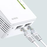 TP-Link TL-WPA4220 KIT AV600 Powerline WiFi Extender 300Mbps 2+1 Ethernet UK view 6