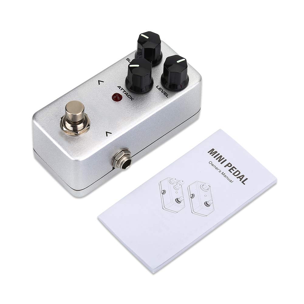 Guitar Effect Pedal, KOKKO FCP2 Mini Compressor Sustainer Effect Pedal Instrument Accessory for Electric Guitar Accessories