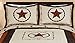 Golden Linens LLC 3-Piece Western Lone Star Barb Wire Cabin/Lodge Quilt Bedspread (Full/Queen)