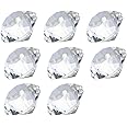LONGWIN 30mm(1.2 inch) Crystal Diamond Themed Dinner Party Table Decoration Party Favors Gift Idea Pack of 8 (Clear)