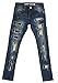 K1-2497DB - Girls’ Stretch 5 Pockets Rip and Repair Premium, Skinny Jeans