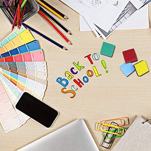 MOLYHUA 48 Pack Magnetic Whiteboard Dry Erase Eraser Chalkboard Cleansers for Classroom, Home and Office