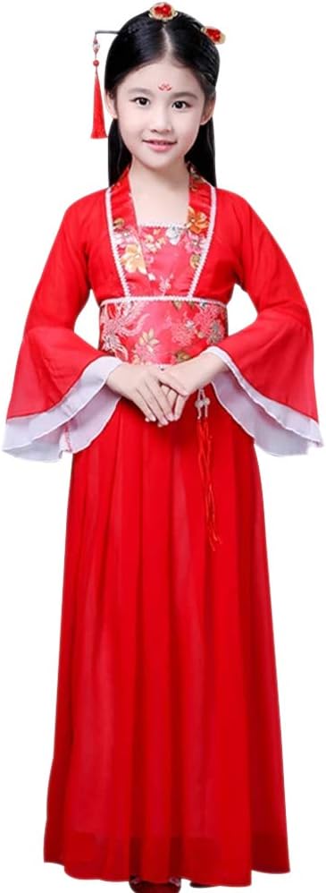 Chinese Style Hanfu - Chinese Ethnic Style Girls'Dance Hanfu Dress