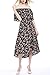 Women's Off-Shoulder Casual Dress, Long Maxi Ruffle Sexy Summer Ladies Dress for Women With Chamomile Floral Print