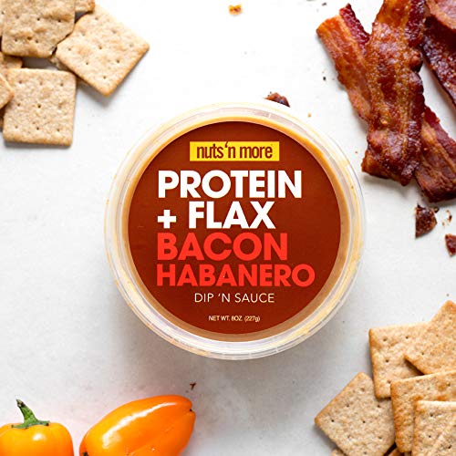 Nuts 'N More Bacon Habanero Dip 'N Sauce, High Protein, Keto, Great Tasting, All Natural Sports Nutrition, 8 oz - Thumbnail 2