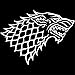 Starks Banner from The Decal Sticker for Car Window, Laptop, Motorcycle, Walls, Mirror and More. # 522 (6