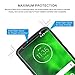SPARIN 4 Pack Screen Protector Compatible with Moto G6, Tempered Glass, Easy Installation, Bubble Free