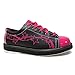 Pyramid Women's Rise Black/Hot Pink Bowling Shoes