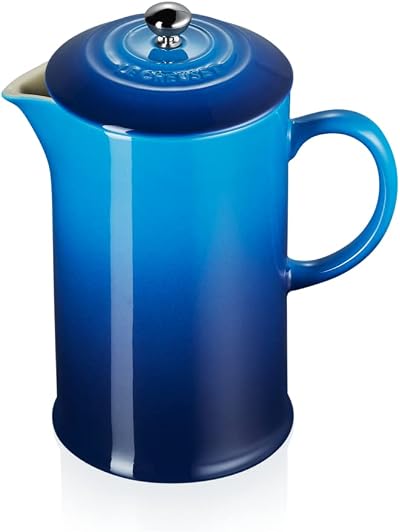 Le Creuset Stoneware Cafetiere French Press 1 L Azure 60706082200003
