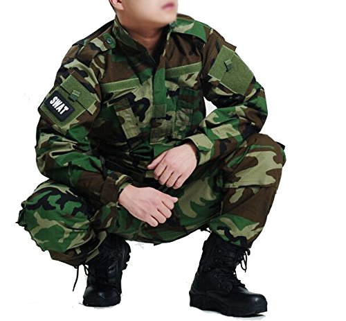 image for H World Shopping Military Tactical Mens Hunting Combat BDU Uniform Sui