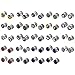Yantu Hot 48pcs Plugs Ear Studs Mixed Styles Fake Cheater Ear Plugs Body Piercing