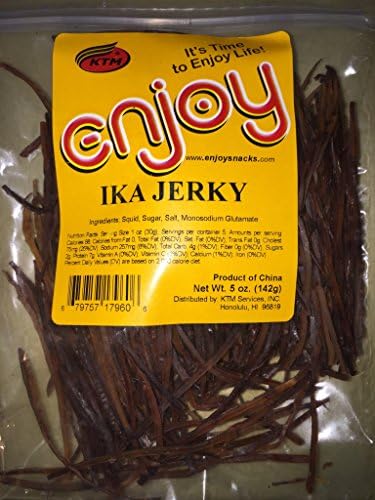 Enjoy Hawaii Snacks Dried Ika Jerky 5 oz.