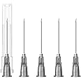 100 Pack 22G 1 Inch Needle for Lab Accessories,Industrial Dispensing Accessories,Individually Packaged
