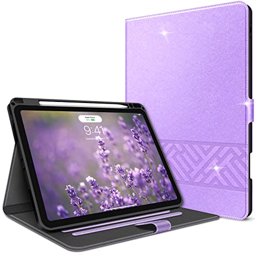 iPad 11 Pro Case 2021(3rd Generation) with Pencil Holder Vegan Leather