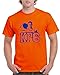 Silverfish Tees Kristaps Porzingis KP6 T-Shirt Jersey, New York Knicks, NBA NYK (Youth Large, Orange)