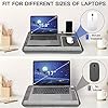 HUANUO-Laptop-Tray-for-Bed-with-Cushion-Built-in-Mouse-Pad-Wrist-Pad-for-Notebook-up-to-17-with-Tablet-Pen-Phone-Holder HUANUO Laptop Tray, Lap Desk for Laptop, Laptop Cushion, Laptop Stand for Bed, with Built in Mouse Pad & Wrist Pad for…