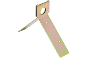 Peakworks Temporary Roof Anchor Bracket - Stainless Steel Safety Roof Top Anchor Bracket for Roofing Work - Industrial, Const