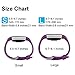 Vancle Bands for Fitbit Charge 2 Special Edition, Adjustable Replacement Accessory Sport Wrist Band (No Tracker), Plum, Large