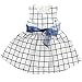 Cute Baby 0-3 Years Toddler Girl Kids Cotton Top Bowknot Plaid Dress Outfit Clothes (2-3 Years)