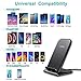 CHOETECH 15W Wireless Charger, Fast Wireless Charging Stand Compatible with Samsung Galaxy Note 10/S10/S10E/S9/Note 9/S8, iPhone Xs Max/XR/XS/X/8/8+, LG V30/V35/V40/G8 (No AC Adapter)