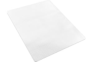 SHAREWIN Office Chair Mat for Carpet Floors, 47" x 59" Clear Desk Chair Mats for Low Pile Carpeted Protector, Sturdy PVC Comp