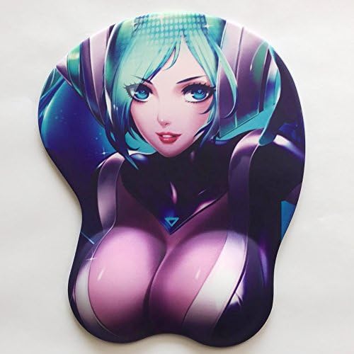 Ergonomic Mouse pad with Wrist Support - 3D Photo Gel Wrist Support Mouse Pad