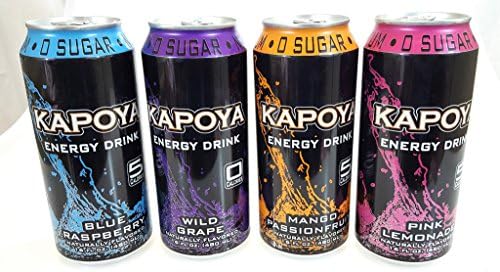 Kapoya Energy Drinks (4 Flavor Sampler)