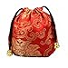 24 piece Silk Brocade Pouch Jewelry Travel Drawstring Coin Purse Candy Christmas Gift Bag SND011